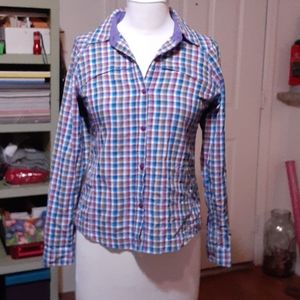 Columbia long sleeve button down omni-shade s/p